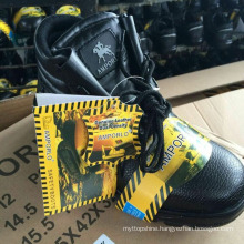 Work Footwear Leather Safety Shoes (PU Leather Upper+Rubber Sole)